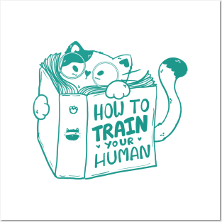 How to Train Your Human-Teal Posters and Art